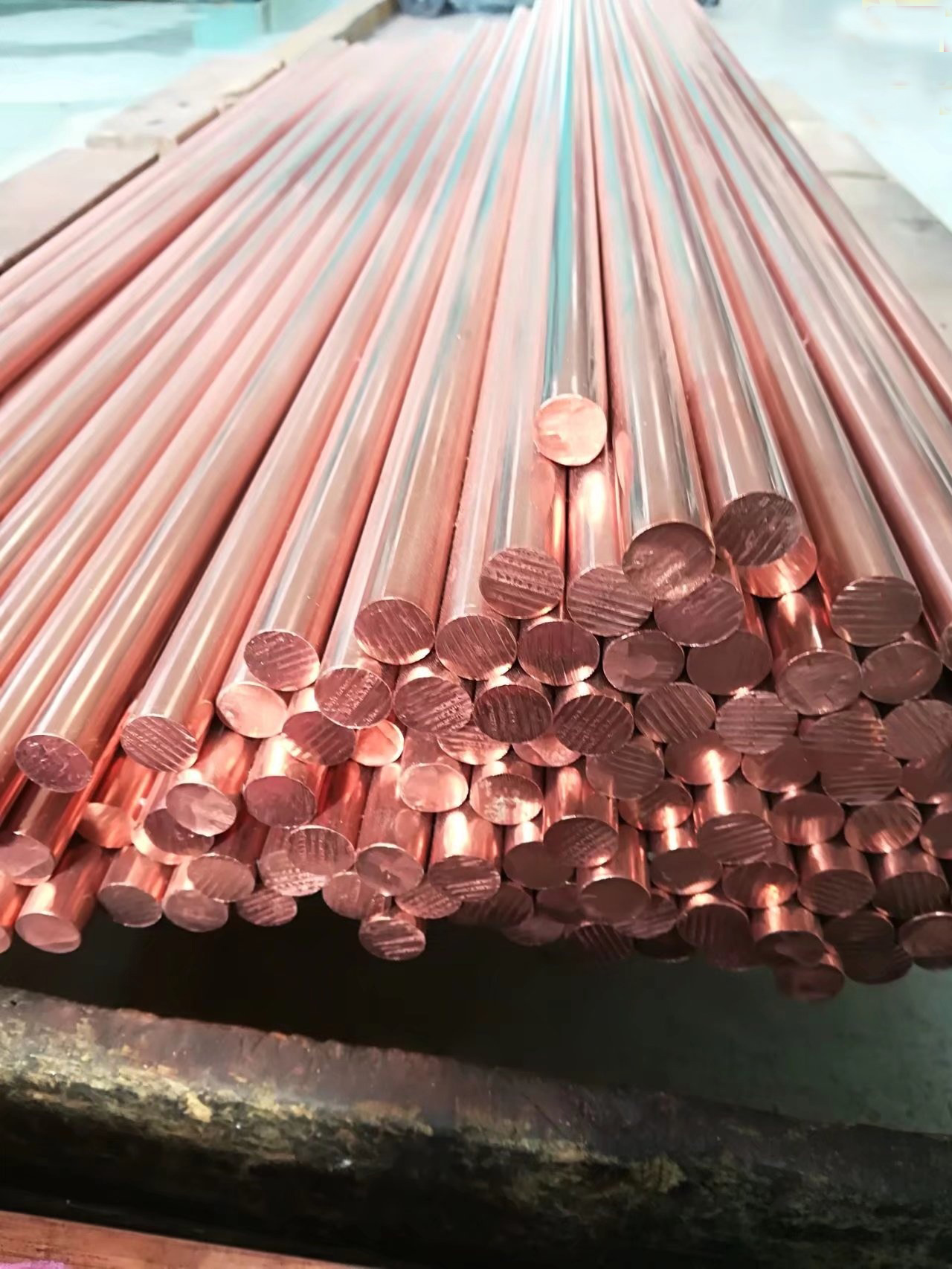 Chrome pick copper round rod