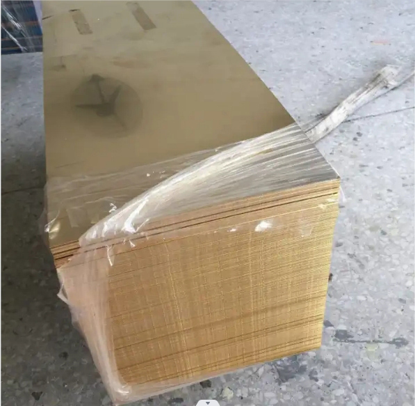 Mirror brass sheet